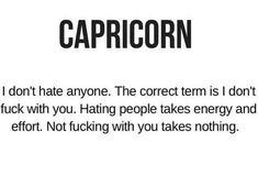 the caption for capricorn is shown in black and white, with an image of