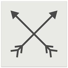 two arrows pointing in opposite directions on a gray background with the same color as each other