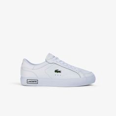 Clean lines. Comfort. The Powercourt has your weekend style covered, with one fuss-free sneaker. Lacoste France, Lacoste Women, Weekend Style, 2024 Collection, Shoes Trainers, White Shoes, Golden Goose Sneaker, Tennis Shoes, Leather Sneakers