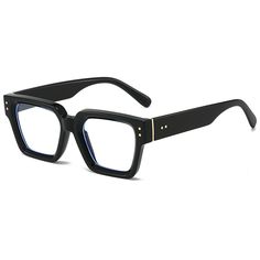 PRICES MAY VARY. ANTI BLUE LIGHT GLASSES ► Fashion square computer screen eyeglasses can effectively block harmful blue light from the computer/phone/TV, avoid harmful light directly into the eyes, protect your eyesight from being affected, make you to complete work efficiently and easily. THICK SQUARE FRAME ► Our anti eye strain glasses use high quality composite, it made of the best TAC thermoplastic, the overall appearance is very fashionable. The simple and compact design makes our frames lo Thick Frame Glasses, Glasses For Men, Blue Light Glasses, Frame Glasses, Eye Strain, Square Frame, Computer Screen, Mens Glasses, Glasses Fashion