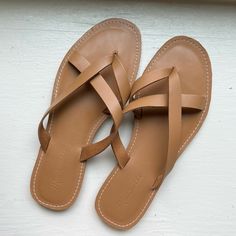 Worn Just Twice. Like New Condition! Beautiful Sandals From Madewell Beautiful Sandals, Madewell Shoes, Thong Sandals, Women's Shoes Sandals, New Color, Madewell, Shoes Sandals, Like New, Size 7