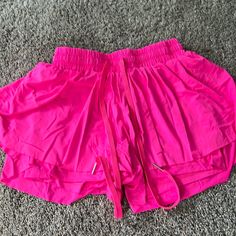 Super Cute And Never Worn Other Than Black Which Were Worn A Couple Times. In Great Condition Pink Drawstring Workout Shorts, Spring Workout Shorts With Pockets, Casual Summer Bottoms From Amazon, Casual Short Length Bottoms By Amazon, Casual Amazon Brand Shorts, Amazon Casual Short Length Bottoms, Summer Shorts By Amazon, Solid Color Summer Bottoms From Amazon, Amazon Short Length Summer Bottoms