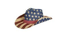 Tip your hat and tell your fellow Americans "Howdy" with a Burlap Patriotic American Flag Cowboy Hat! This rustic burlap hat features red, white, and blue stars and stripes similar to the American flag. Wear a cowboy hat to a country concert and show everyone your love for the country! Burlap Patriotic American Flag Cowboy Hat product details: 12in wide x 14 1/2in long x 6 1/2in tall. Burlap. One size fits most teens and adults. | Burlap American Flag Patriotic Printed Cowboy Hat | Party City American Flag Cowboy Hat, Cowboy Hat Party, Red White And Blue Stars, Hat Party, Country Concerts, Country Concert, Blue Stars, Party City, Cowboy Hat