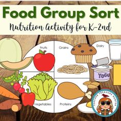 the food group sort activity for k - 2 and k - 3 includes fruits, vegetables, grains, milks, nuts