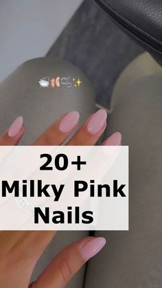 40+ Milky Pink Nails You Can't Get Around This Year brings together the best Nagel Inspo with trendy Nagellack shades. Perfect for summery nails and casual nails alike, these milky nails range from subtle, short cute classy nails to glitter pink designs. Featuring nail arts like Pink Nails OPI and subtle yet chic small classy nails, this collection has something for every style. Discover basic nails, Manikur Kuku, and even a touch of Kutek Disney charm for a playful, polished look this season. Milky Nails