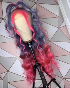 Custom Color Wigs, Birthday Hair, Dope Hairstyles, Colored Wigs