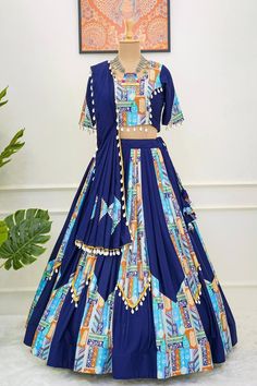 Gorgeous Rayon Lehenga Choli with Digital Print and Kodi Lace Border Bridesmaid Lehengas, Navratri Lehenga, Floral Sarees, Lehenga Bridesmaid, Sambalpuri Saree, Cutwork Saree, Party Wear For Women, Gota Patti Saree, Lehenga Bridal