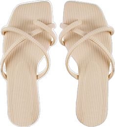 Beige Flip Flops For Beach, Synthetic Toe Ring Sandals For The Beach, Beige Single Toe Strap Flip Flops For The Beach, Beige Flip Flops With Single Toe Strap For Beach, Adjustable Synthetic Toe Ring Sandals For Spring, Beige Toe Post Flip Flops, Synthetic Toe Post Sandals, Beige Toe Loop Sandals For The Beach, Spring Flat Toe Ring Sandals In Synthetic Material