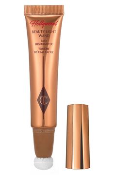 Free shipping and returns on Charlotte Tilbury Hollywood Beauty Light Wand at Nordstrom.com. What it is: A magic wand that bathes the contours of your face in beautiful light for an instant mega-watt Hollywood highlight.What it does: The rose-golden highlight hue flatters all skin tones, while treated pearls blur imperfections. The pearls bounce out light for a supercharged yet natural glow. The rose-gold pigments mimic the soft, natural, flawless hue of the red-carpet beauty light, while ... Hollywood Beauty, Charlotte Tilbury Makeup, Red Carpet Beauty, Beauty Light, Liquid Highlighter, Makeup Items, Diy Hair, Natural Glow, Charlotte Tilbury