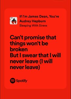 a red poster with the words, if i'm james dean you're sleeping with