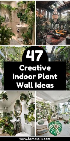 Transform your space with 47 creative indoor plant wall ideas that bring nature inside! Get inspired to design your green haven—visit our site today! Plant Wall Decor Ideas, Elegant Small Bathroom Ideas, Plant Wall Ideas Indoor, Wall Plant Ideas, Bedroom Plant Ideas, Indoor Wall Plant, Plant Decor Bedroom, Wall Plant Decor, Bathroom Plant Decor