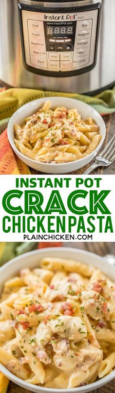 Pasta Ham, Multicooker Recipes, Pastas Recipes, Chicken Ham, Pasta Chicken, Plain Chicken, Chicken Cordon