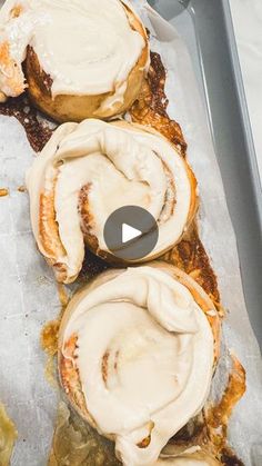 some food that is sitting on top of a pan and has been put in the oven