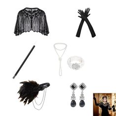 PRICES MAY VARY. Complete Set: This 1920s accessories for women kit includes all the essential accessories to complete your roaring 20s look. It comes with a stylish shawl, a glamorous headband, a statement necklace, a pair of elegant gloves, a stunning pair of earrings, a plastic holder to keep everything organized, and a beautiful pearl bracelet. Authentic Design: Each item in this costume kit is designed to reflect the fashion and style of the 1920s. The roaring 20s costumes for women accesso 1920s Women Fashion, Roaring 20s Costumes, 20s Headpiece, Roaring 20s Theme, 20s Costume, Gatsby Accessories, 1920s Accessories, Flapper Accessories, Gatsby Headband