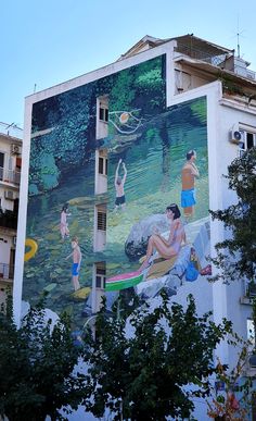 mural by Taxis in Athens Natural Resources