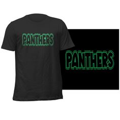 Pretty Cool Panthers Graphic Tshirt. Let everyone know where you go and are proud. Text is white on dark shirts and black on light shirts. Wash in cold, inside out. Panther Spirit Shirts, High School Spirit Wear, Panther Pride Shirt School Spirit, Panther Tshirt Designs, Panthers Shirt, Panther Shirts, School Spirit Wear, Spirit Wear, Everyone Knows