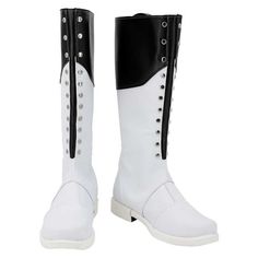 Yhwach Cosplay Shoes Boots Halloween Costumes Accessory Custom Made · Material: Pu Leather · Including: Shoes Leather Boots For Halloween Costume, Leather Boots For Halloween Cosplay, Gothic Round Toe Boots For Cosplay, High-top Boots For Halloween Cosplay, Leather Boots For Cosplay, Cosplay Halloween Boots With Round Toe, Halloween Cosplay Boots With Round Toe, White Round Toe Boots For Cosplay, Halloween Costume Accessories