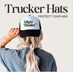 the trucker hats protect your hair