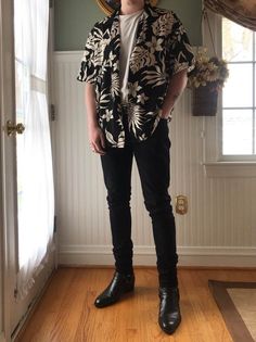 Goth Outfit, Mens Fashion Blog, Hipster Mens Fashion, Androgynous Fashion, Men Fashion Casual Outfits, Streetwear Men Outfits, Mode Inspo, Mens Fashion Summer, Mens Casual Outfits