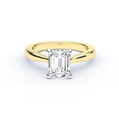 Every emerald cut diamond ring is designed and crafted by Plum to your exact specifications. Plum's ethically-sourced diamonds are 100% lab created and curated for quality. Our ring settings are made with the best materials available — including recycled metals whenever possible — and undergo stringent QA in our own certified-responsible manufacturing facility. We don't purchase or use inferior mass-produced mountings that can easily bend or break. Measurements and carat weights are approximate. Gold Emerald-cut Lab Grown Diamond Wedding Sets, Yellow Gold Emerald-cut Lab Grown Diamond Ring, Yellow Gold Emerald Cut Lab Grown Diamond Ring, Gold Emerald Cut Lab Grown Diamond Rings, Yellow Gold Emerald Ring With Radiant Cut Diamond, Gold Rings With Emerald Cut Lab Grown Diamond, Gold Square Cut Gia Certified Ring, Gia Certified Square Cut Gold Ring, Emerald Cut Lab Grown Diamond Ring In Yellow Gold