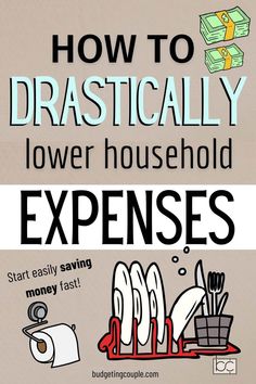 an image of how to practically lower household spending