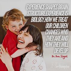 “Experience shapes brain structure. Experience is biology. How we treat our children changes who they are and how they will develop.” - Dr Dan Siegel #DevelopmentalTrauma #Development #ACEs #Connection #Connectedness #RelationalRepair #TraumaInformed #TIC #NVRnorthampton #NonviolentResistance #NVR #NonviolentParenting #ConnectedChildRaising #DanSiegel #Quotes #MHAW18 #MentalHealthAwarenessWeek Daniel Siegel, Mental Health Awareness Week, Brain Structure, Give And Receive, Conscious Parenting, Positive Change