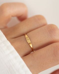 Personalize this tiny signet ring with your initial• 14k gold filled• Band measures about 1.3mm and widest post about 2mm Leave us your initial in the note box while check out* Adjustable 14k Gold Initial Ring, Adjustable Yellow Gold Signet Ring For Everyday, Gold Stackable Initial Ring For Everyday, Everyday Gold Stackable Initial Ring, Dainty Engraved Ring With Initials For Promise, Dainty Engraved Initials Promise Ring, Adjustable Rose Gold Dainty Signet Ring, Adjustable Gold Initial Ring For Everyday, Classic Gold Initial Ring For Everyday