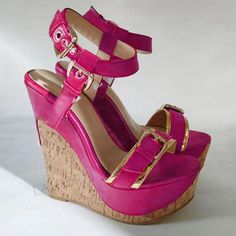 SEIIHEM Women Sandals Platform Wedges Patchwork Faux Leather Buckle Straps Ladies Female Shoes Woman Plus Big Size 39 43 45 48 Welcome to customize colors/material/circumference, etc. More choices for you to be fashion & unique.  You MUST Contact us before placing an customize order. Or the shoes will be sent with default options in our listing. Wedges For Women, High Heel Wedges Platform, Heels Ideas, Jorge Gonzalez, Coral Wedges, High Heels Classy, Platform Wedges Shoes, Fashion Shoes Heels, Cute Shoes Heels