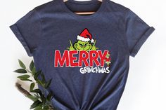 Grinchmas Crewneck, Merry Grinchmas Shirt, Grinch Graphic T-shirt, Christmas Grinch Shirt, Happy Christmas Gift, Funny Christmas Gift Merriscustomtees Return policy: Since it is a print on demand type business, we are unable to accept a return, unless there is a defo on the product. If there is problem with the product, please contact us. Available T-Shirts Stills: Unisex - V neck Lady - Tank Top Lady - Long Sleeve - Youth Material: We use white vinyl for all colors but black vinyl for white, pe Grinch Tshirt Ideas, Merry Grinchmas Shirt, Grinch Graphic, Grinch Shirt, Grinch Shirts, Merry Grinchmas, Christmas Grinch, Funny Christmas Gifts, Grey Shirt