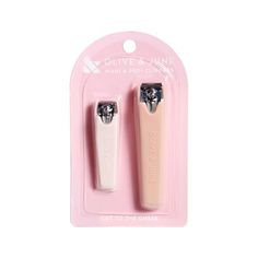 Olive & June Nail Clippers - 2pk : Target Professional Acrylic Nail Kit, Neutrogena Makeup Remover, Quick Dry Nail Polish, How To Cut Nails, Hard Nails, Olive And June, Dry Nail Polish, Nail Strengthener, Dry Nails