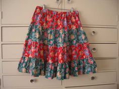 Tiered Skirt Pattern, Ruffle Skirt Pattern, Girls Skirt Patterns, Skirt Pattern Free, Girls Dress Sewing Patterns, Tier Dress, Skirt Tutorial, Diy Skirt, Trendy Skirts