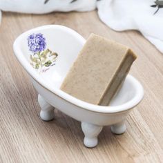 PRICES MAY VARY. Material: Good quality ceramic, smooth feel when touch. Durable and easy to clean. Size: This soap dish measures 5.6 x 3.03 x 3.03 inches (Please refer to the Picture 5. You can measure your soap before order this soap dish.) Design: Cute bathtub shape. Adorable and special decoration for your home. Used also as organizer for jewelry, makeup holder, small planter, hamster bathtub and more. Functional: The soap dish features three holes in the bottom for adequate drainage Cute ba Cute Bathtub, Slipper Bathtub, Dish Design, Makeup Holder, Accessories Holder, Small Planter, Soap Dish, Kitchen Storage Organization, Vintage Ceramic