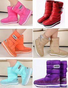 Fashion Women's Girls Winter Warm Lining Snow Joggers Waterproof Women's Boots Pink Winter Boots For School, Casual Winter Boots For School, Casual Winter School Boots, Snow Boots For Women, Crocs Fashion, Girls Snow Boots, Womens Waterproof Boots, Manolo Blahnik Heels, Plus Size Winter