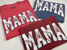 Comfort Colors® Sport Mother Shirt, Baseball Themed Tee, Mama Game Day Tees, Funny Mom Shirt, Family Baseball Shirt, Baseball Mom Team Shirt PRODUCT SPECS -Made from 4.2 ounce cotton -All solid colors are 100% cotton and all heathered colors are 52% combed ring-spun cotton, 48% polyester -Incredibly soft and very comfortable CARE INSTRUCTION Machine wash in cold water Do not use bleach Tumble dry low Iron on low heat with shirt inside-out Never iron directly over design RETURNS / EXCHANGES Unfor Red Tops With Text Print For Mother's Day, Red Team Spirit Shirt With Letter Print, Baseball Season Team Spirit Graphic T-shirt, Sports Fan T-shirt For Baseball Season, Baseball Season Sports Fan Apparel T-shirt, Sporty Fan Merchandise T-shirt For Baseball Season, Mascot Shirts, Red Graphic Print T-shirt For Mother's Day, Mother's Day Red Graphic Print T-shirt