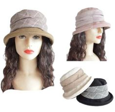 Apparel & Accessories > Clothing Accessories > Hats Packable Hat, Gatsby Style, Handmade Beauty Products, Cotton Hat, Cloche Hat, Cute Hats, Cool Hats, Summer Hats, Color Khaki