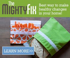 a sandwich bag with carrots in it and the words, learn more about the mighty fix