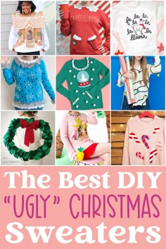 the best diy ugly christmas sweaters