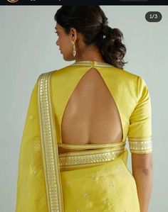 Golden Blouse Designs, Sleeveless Blouse Designs, Model Blouse, New Saree Blouse Designs, Latest Model Blouse Designs, Blouse Back Neck Designs