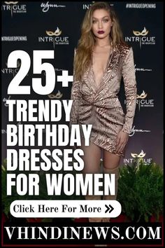 "Looking for the perfect birthday dress? From chic midi dresses to glamorous sequins, explore 25 top picks that will make you shine on your special day. Be the best-dressed birthday queen!"

#BirthdayDresses #WomenStyle #PartyOutfits #CelebrationFashion #GlamLook