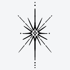 a black and white drawing of a star