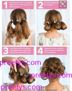 Hair Transformation: Latest Inspiration for Girls - Pretty Hairstyles Sanggul Modern, Cute Simple Hairstyles, Up Dos For Medium Hair, Fast Hairstyles, Penteado Cabelo Curto, Short Hair Styles Easy, Hairstyles For School, Model Hair, Messy Hairstyles