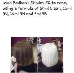 Toner Formulas, Hair Formulas, Hair Stations, Redken Hair Color, Grey Curly Hair, Color Formulas, Redken Hair Products, Redken Shades