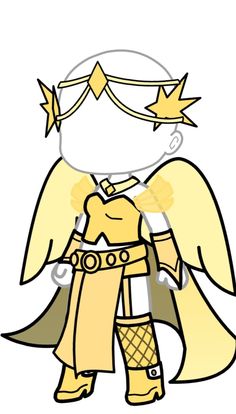 a drawing of an angel with stars on it's head and wings in the air