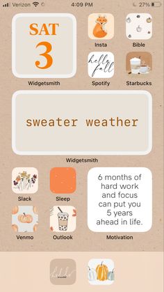 an info sheet showing the different types of weather and how to use it in your home