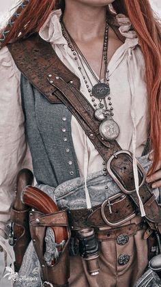 Steampunk Western, Kaptan Jack Sparrow, Mode Steampunk, Fest Outfits, Larp Costume