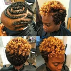 We are loving this Tri-color 10" tapered cut by @_anume! Short Curly Crochet Hairstyles, Curly Crochet Hairstyles, Short Crochet Hairstyles, Short Crochet Braids, Crochet Curls, Short Crochet, Crochet Hairstyles, Crochet Styles