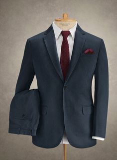 Our Caccioppoli Herringbone Blue Cotton Suit needs no introduction. Bold, simple and classic, this is a timeless piece that will never go out of style. Crafted from 100% solar cotton which makes it ideal for wearing during the formal months, the fine herringbone weave is subtle and perfect for wearing at formal occasions as well as the office. Men's clothing style#studiosuits#suits#jackets#pants#mensattire#stylishmen#mensstyle#classymen#dappermen Beach Wedding Suits, White Linen Suit, Green Velvet Jacket, Peaky Blinders Suit, Grey Wool Suit, Royal Blue Suit, Suits Men Business, Beige Suits, Italian Suit