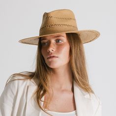 A modern approach to a classic fedora style, featuring delicate venting details + made of fine paper straw, intricately woven for an elevated yet effortless look. Classic Flat Brim Hats For Spring, Classic Brimmed Fedora For Spring, Classic Short Brim Fedora For Spring, Classic Flat Brim Fedora For Spring, Spring Wide Brim Fedora For Everyday, Everyday Wide Brim Fedora For Spring, Spring Everyday Wide Brim Fedora, Classic Spring Fedora With Curved Brim, Spring Classic Fedora With Curved Brim