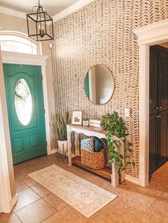 the entryway is clean and ready for us to use as an entrance way in this home