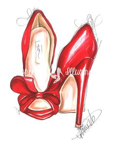 Red Sketch, Sketch Wall, Wall Art Fashion, Sketch Fashion, Blond Amsterdam, Shoes Illustration, Shoe Design Sketches, Winter Fashion Boots, Shoes Drawing